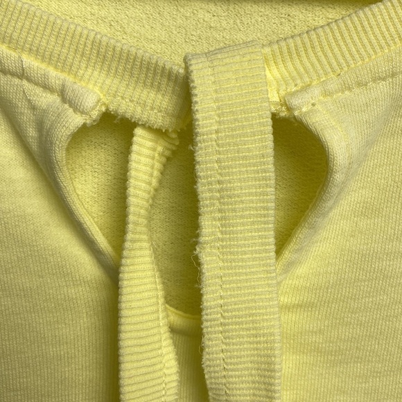 TRIBAL JEANS WIDE TIED NECK TIERED LONG SLEEVE LEMON DROP YELLOW SIZE SWEATER… - Picture 9 of 14